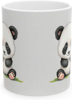 11 OZ Novelty Coffee Mugs - Christmas Gift (Baby Panda Theme)