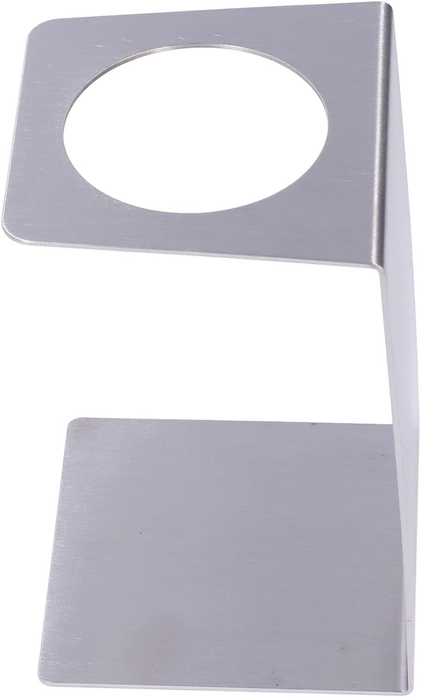 Pour over Coffee Dripper Stand, Filter Cup Holder, Samll Size Light Durable Stainless Steel Reusable Pour over Coffee Dripper Stand for Cone Filters(Steel Color)