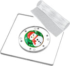 CY craft Cookie Decorating Turntable with Anti-Slip Silicone Mat,Cup Cake Sugar Icing Cookie Decorating Supplies Tools,Clear Acrylic Small Lazy Susan Turn Table,6.3 x 6.3 Inch,Square,Pack of 1