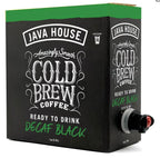 Java House Cold Brew Coffee on Tap – Premium 100% Arabica Decaf – Smooth Decaf with Chocolate & Caramel Notes – 1 Gallon Box (16 Servings) – Ready to Drink, No Caffeine, No Brewing Required, Fridge-Friendly