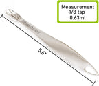 1PCS 1/8Teaspoon (0.63ml) Single Measuring Spoon, Individual Stainless Steel Long Handle Measure Tablespoon Only