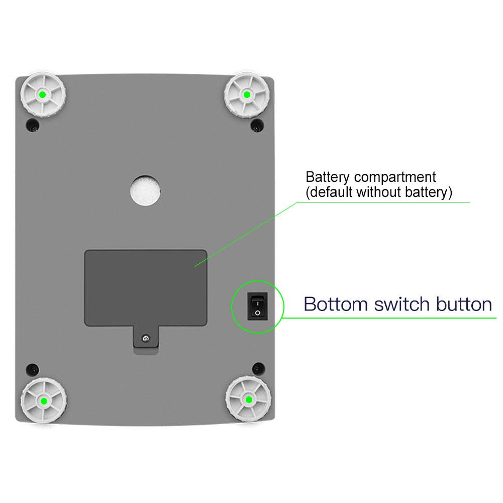 High-Precision Laboratory Digital Analytical Balance Electronic Scales Industrial Scale (10kg/0.1g (Square Pan))