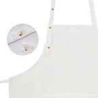 Tosewever Art Aprons for Women Painting Pottery Baking, Mens Buckle Straps Kitchen Apron with Pockets for Chef Cooking