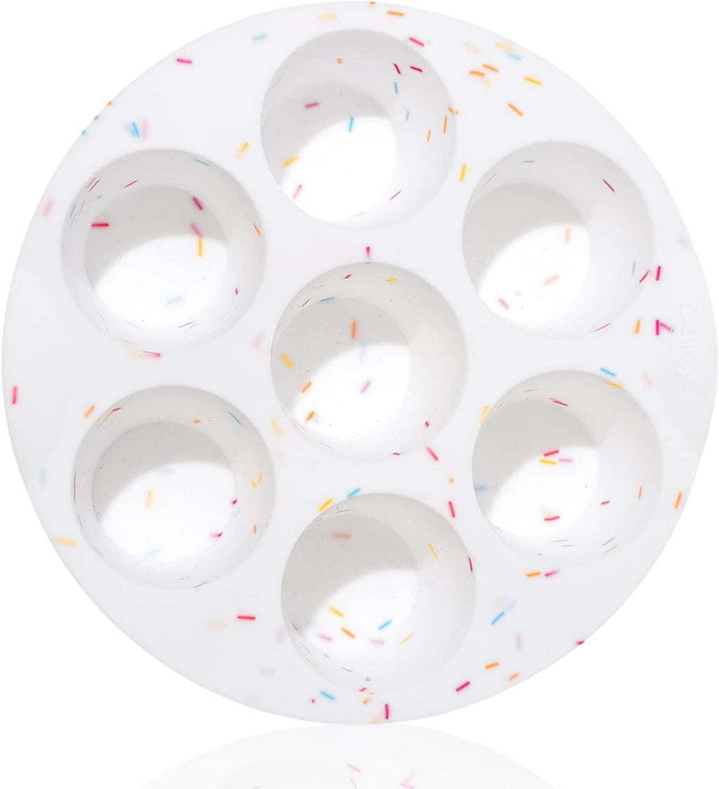 Silicone Egg Bite Molds Air Fryer Muffin Pan for Baking Non-Stick Silicone Egg Molds 7 Cups Air Fryer Cupcake Mold for Mini Muffins, Tart, Mini Cupcake BPA Free