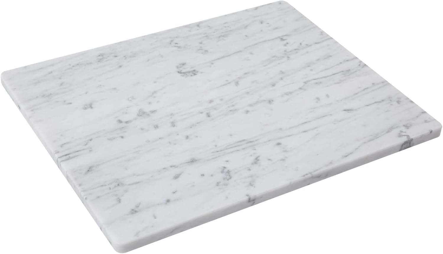 Carrara White Marble Cutting Board, 16x20 Inch Large Marble Pastry Board With Non-Slip Feets-Wedding Gift, Housewarming Gifts, Pack Of 1 Piece