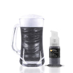Brew Glitter - Black Shimmer (25g Spray Pump 1x Jar) | Edible Glitter for Drinks, Cocktails, Beer, Garnish & Beverages