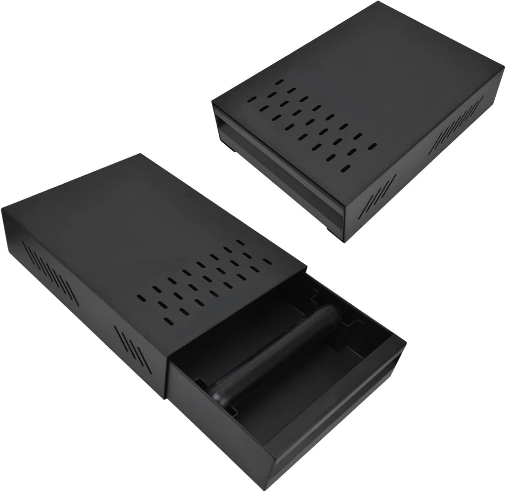 Coffee Knock Drawer, Espresso Knock-Box,Mini Coffee Grounds Dump Bin Grind Waste Bin Professional Stainless Steel with Rubber Handle for Coffee Lovers