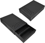 Coffee Knock Drawer, Espresso Knock-Box,Mini Coffee Grounds Dump Bin Grind Waste Bin Professional Stainless Steel with Rubber Handle for Coffee Lovers