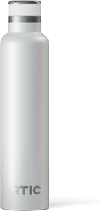 RTIC 26oz Journey Bottle Metal Stainless Steel Vacuum Insulated, BPA Free, Reusable, for Water, Hot and Cold Drinks, Travel, Sports, Camping, White Glitter