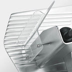 KWS MS-10SL Commercial 320w Electric Meat Slicer 10-Inch Triple Safety Locks + Anodized Aluminum Base with Stainless Steel Blade, Frozen Meat/Cheese/Food Slicer Low Noises Commercial and Home Use