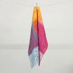 Garnier Thiebaut Mille Vegetaux Arc En Ciel (A Thousand Rainbow Plants) French Kitchen Towel 22"x30", Cotton, Jacquard