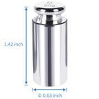 QP Calibration Weights, 50 Gram Scale Weights, OIML Class M1 High Precision Stainless Steel Scale Balance Weights with Chrome Finish, Calibration Weights for Digital Scale, Kitchen Scale, Pocket Scale