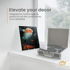 KINGDOM SOLUTIONS MADE IN USA 6-Pack Adjustable Acrylic Easels - Plate Stand - Sturdy Book Stand for Art, Pictures, Plates, Frames - Unique on the Market