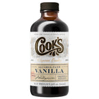 Cook's, Alcohol Free Pure Vanilla Flavoring, for Cooking, Baking, Desserts, Madagascar Vanilla Non-Alcoholic Extract Alternative, 32oz