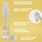 Bakell - Neon Yellow Tinker Dust (4g, 1x Mini Spray Pump) Edible Glitter for Food, Desserts, and Beverages!