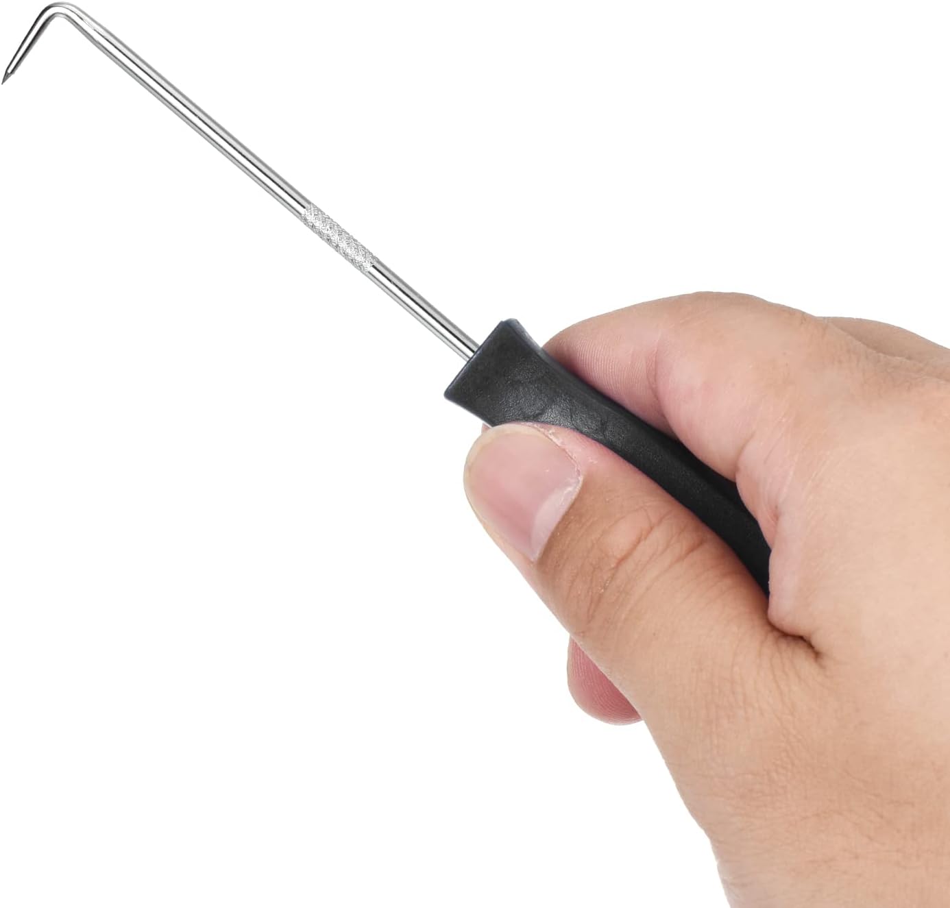 PATIKIL O-Ring 90 Degree Picks 142mm, 2 Pcs Oil Seal Gasket Precision Screwdriver Puller Remover Removal Tool, Black