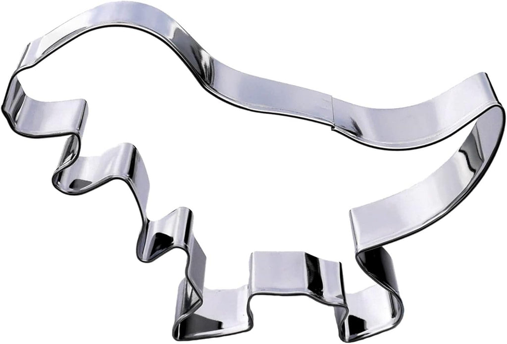 T-Rex Dinosaur, Sweet Cookie Crumbs Cookie Cutter, Stainless Steel, Dishwasher Safe