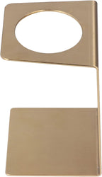 Pour over Coffee Dripper Stand, Filter Cup Holder, Samll Size Light Durable Stainless Steel Reusable Pour over Coffee Dripper Stand for Cone Filters(Gold)