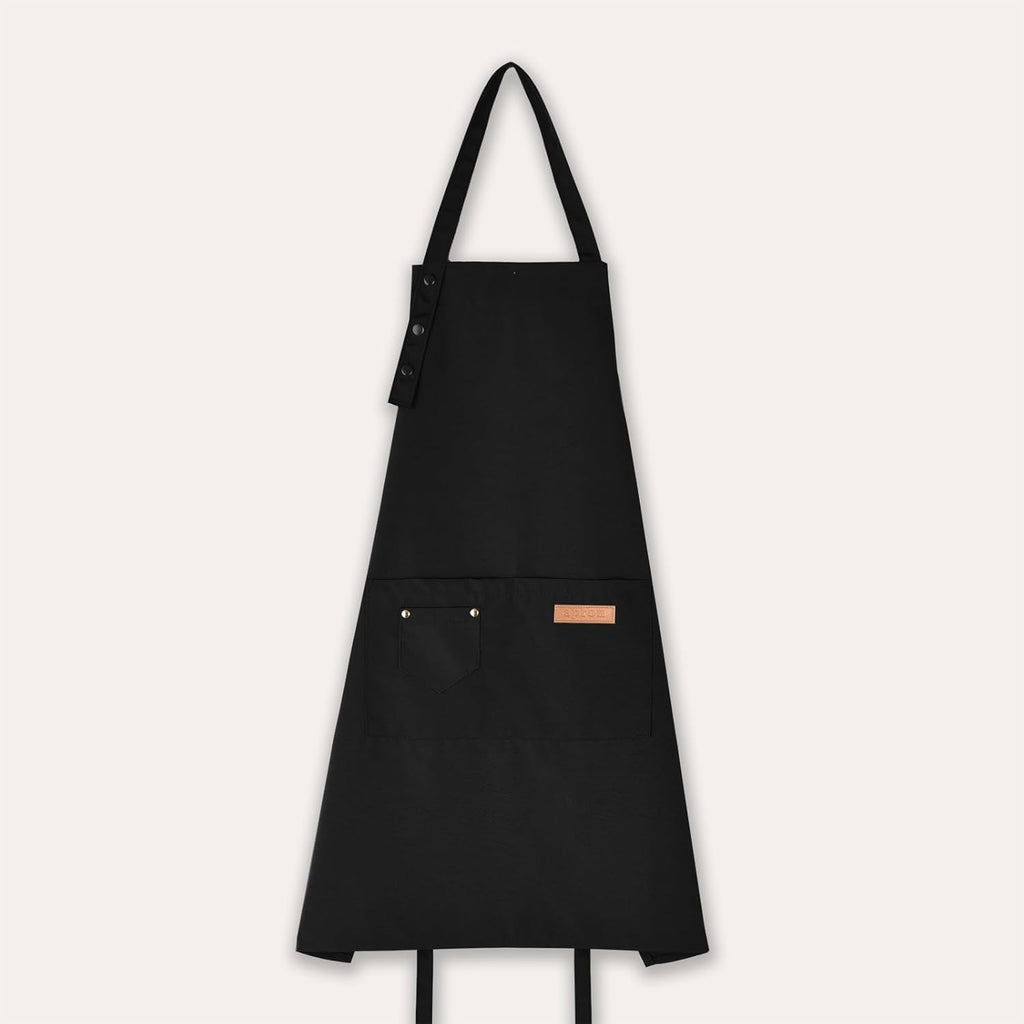 Tosewever Art Aprons for Women Painting Pottery Baking, Mens Buckle Straps Kitchen Apron with Pockets for Chef Cooking