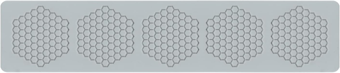 Honeycomb Bee Silicone Molds, Bee Lace Fondant Molds and Embossing Lace Fondant Mold for Cupcake Cake Decorating Sugar Chocolate Candy Baking Mold