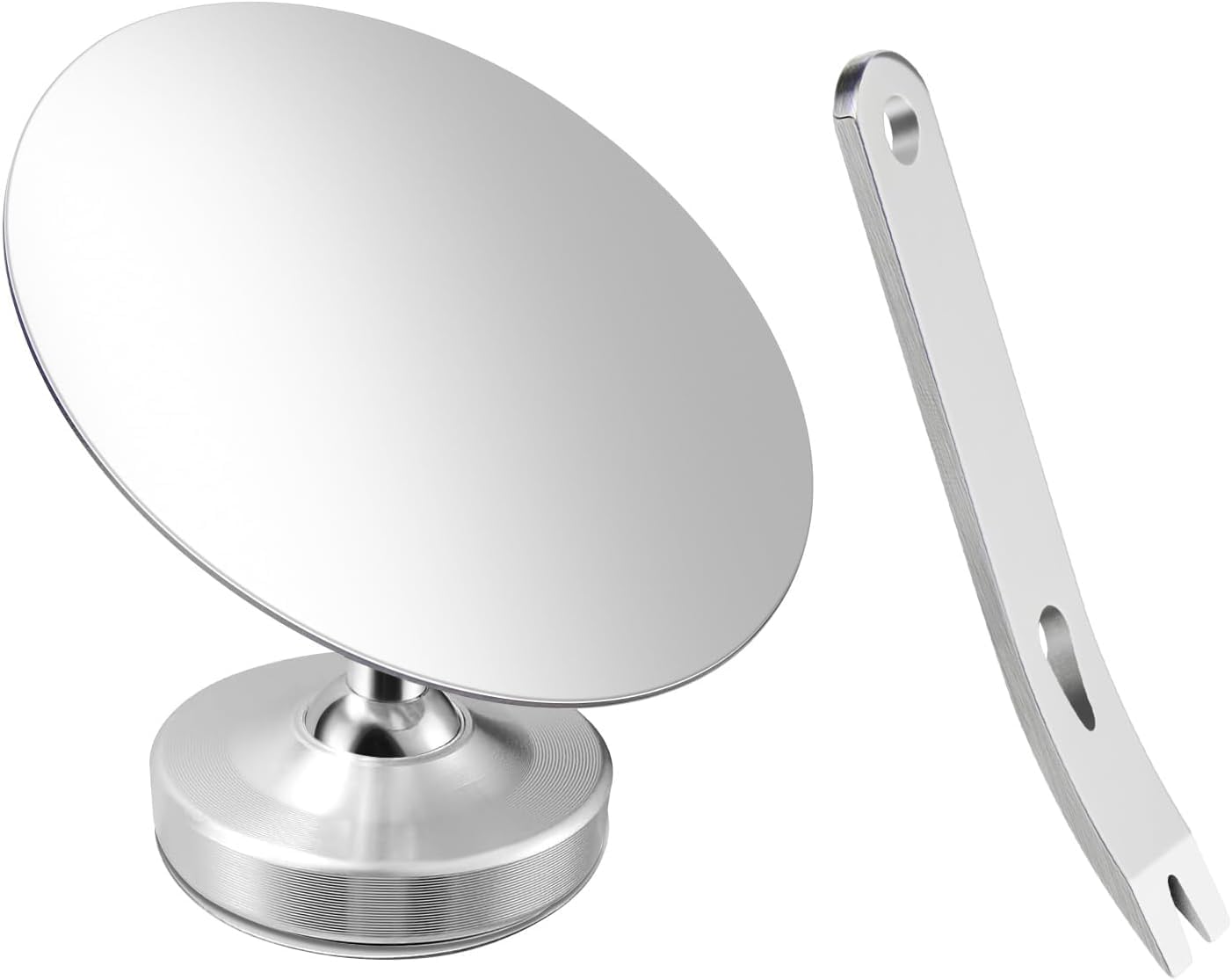 Double-Sided Magnetic Espresso Shot Mirror & Portafilter Tool Kit – Stainless Steel Barista-Approved Accessories for Bottomless Portafilter Extraction Monitoring