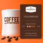 Fresh Roasted Coffee,100% Colombian, 2 lb (32 oz), Medium Roast, Kosher, Whole Bean