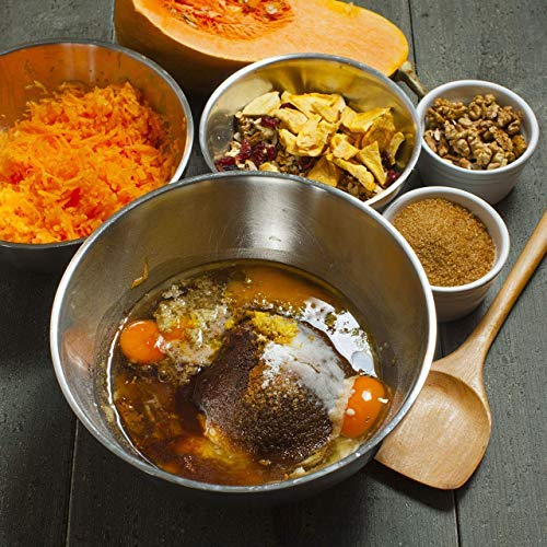 Tiger Chef Stainless Steel Mixing Bowls Set for Kitchen - Nesting Prep Bowls (Set of 6)