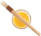 Restaurantware-Pastry Tek 1 Boar Bristles Pastry Brush, 11.8 Inches Buttering Tool â€“ Hardwood Handle, Built-In Hanging Hole, Wood Basting Applicator, Sturdy Ferrule, For Glazing And Basting