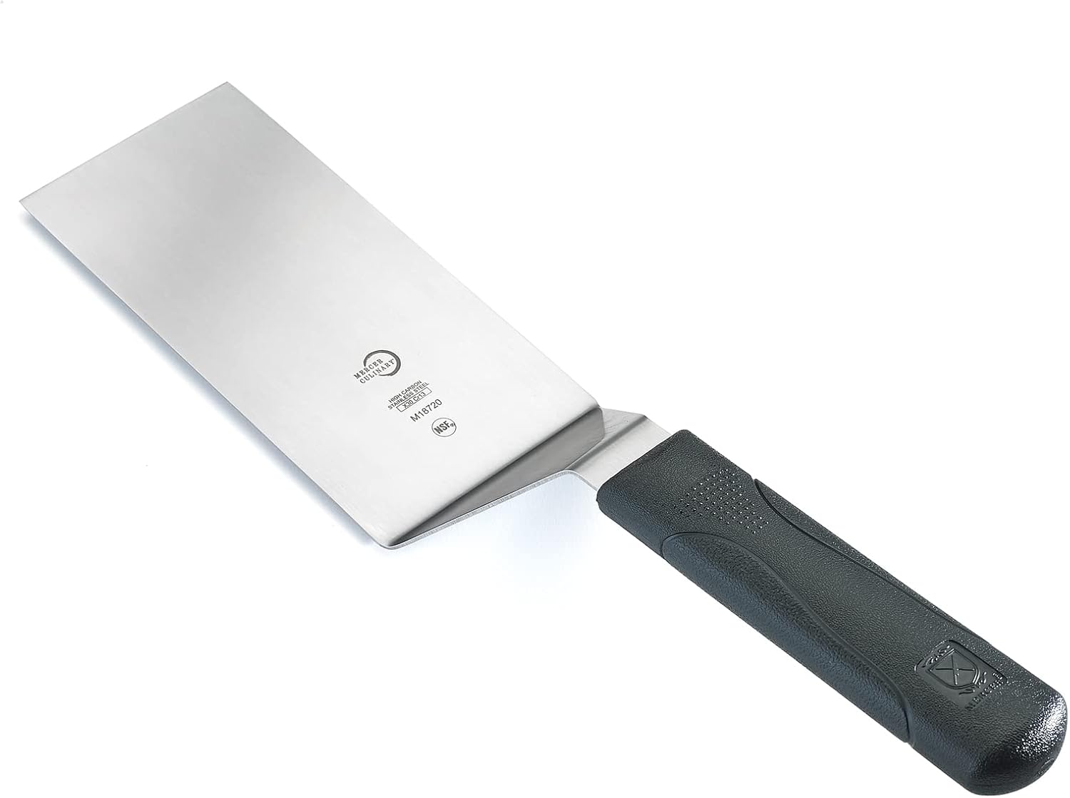 Mercer Culinary Millennia Turner/Spatula, 6 Inch x 3 Inch Blade, Black Handle