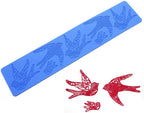 3D Bird Silicone Mold for Cupcake Fondant Lace Pad Cake Decorating - Embossing Mat Sugar Lace Pad Baking Tools