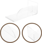 jojofuny Transparent Acrylic Cake Scraper Smoother, Baking Tool for Cake Decoration, Fondant Smoother, Bakery Supplies, Frosting Tools, 8.66 X 3.93 X 3.14 Inch