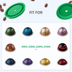 Refillable Vert*o Coffee Capsules DISCS Reusable filters Refillable Coffee PodS for VERT*OLINE & VERT*O capsules, compatible with VERT*OLINE & VERT*O pods