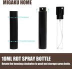 Coffee Bean Dosing Cup & RDT Spray Bottle Set - Walnut Wood Espresso Accessories Kit with Static Reduction Spray, Measuring Tray for Coffee/Tea ﻿