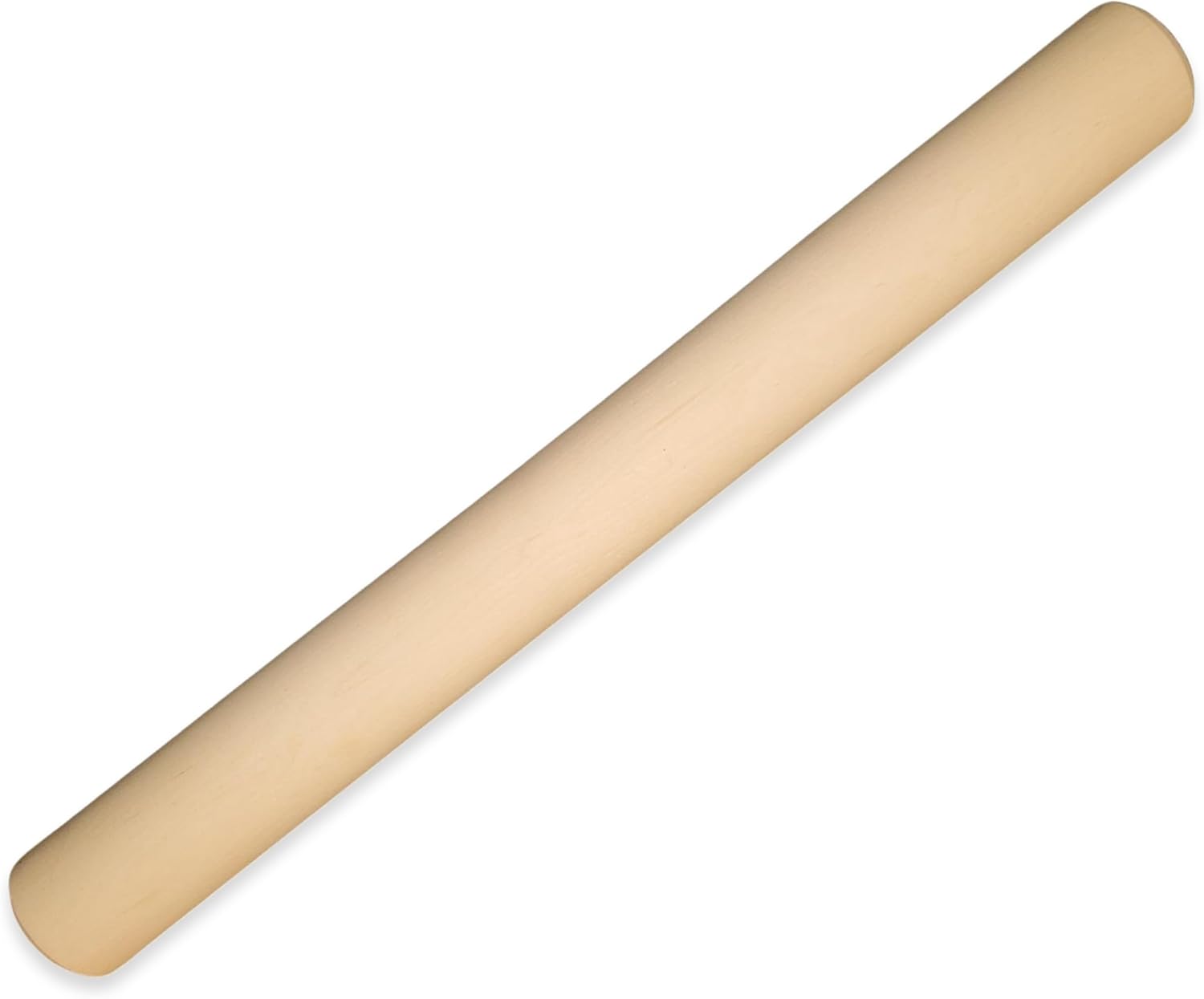 Frieling Crafted in the USA Maple Rolling Pin - Classic Baker Straight - 2-Inch by 18.5-Inch - Precision Wooden Rolling Pin - Pizza Dough Roller