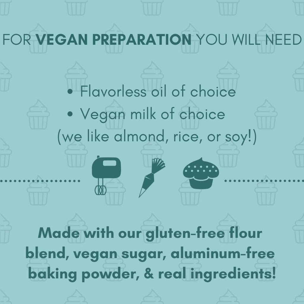 LillyBean Gluten Free Chocolate Cupcake Mix with No Artificial Colors - Dairy and Soy Free, Vegan - Makes Delicious Desserts - Cakes, Donuts, Cake Pops - 13 oz