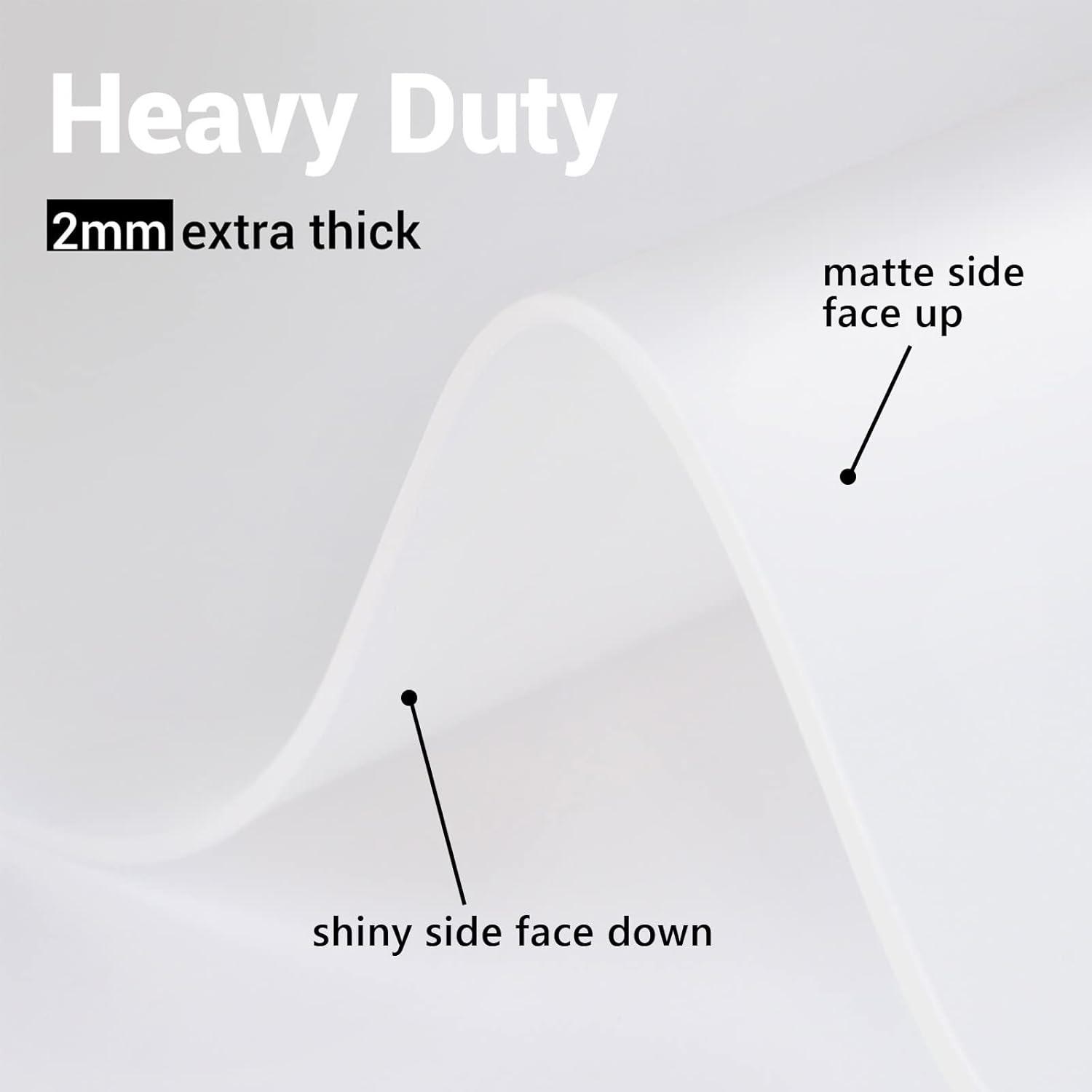 Ewen 31.6x23.5in 2mm Silicone Mats for Kitchen Counter, Extra Large Thick Heat Resistant Bar Mats for Countertop Protector Nonslip Placemat for Air Frye Crafts Work Glass Top Stove Work Translucent