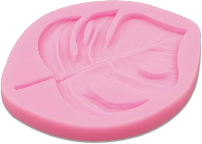 Tropical Leaf Silicone Molds, Succulents Trailing Leaves Chocolate Molds, Hawaii Theme Fondant Baking for Cake Decoration Cupcake Topper Candy Sugar Craft Gum Paste Clay Resin (LC74)