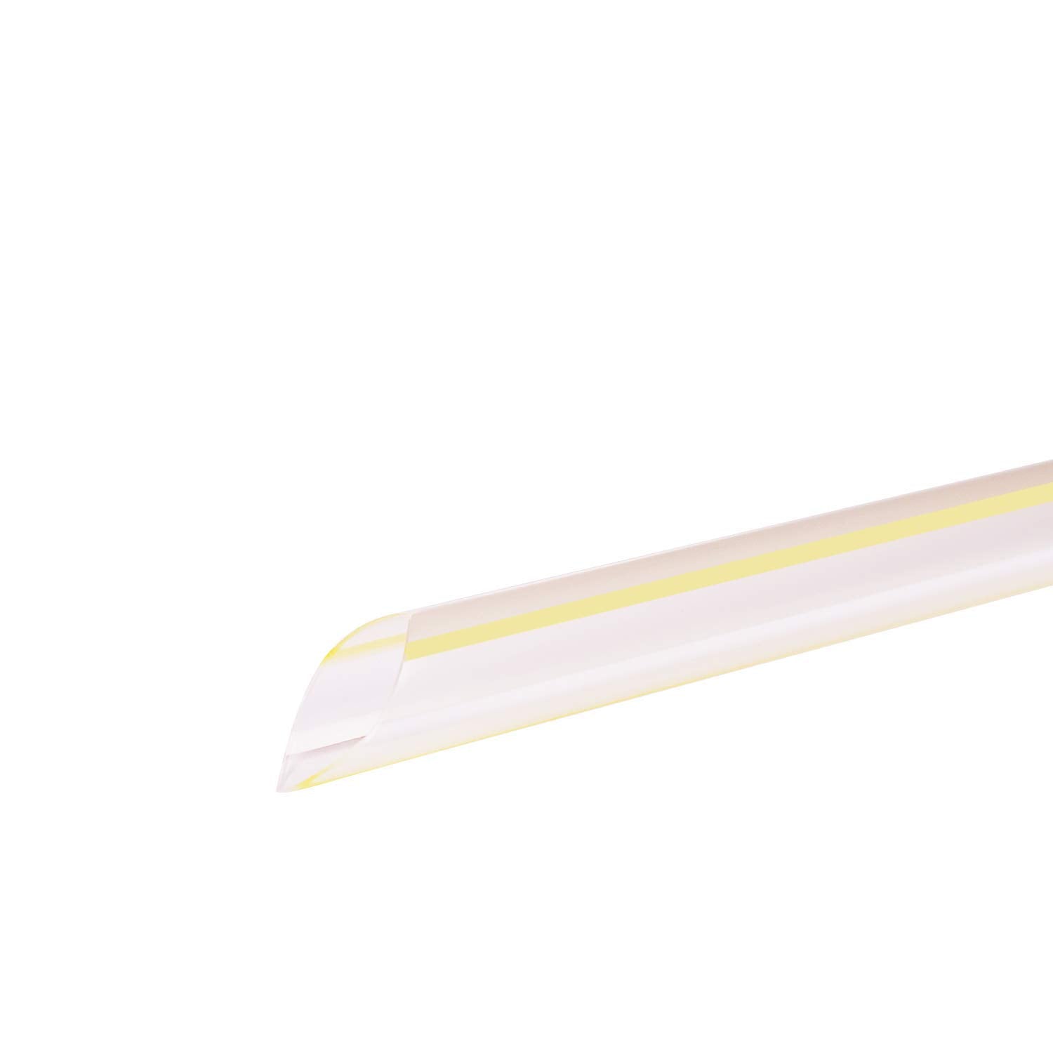 Karat C9050s 9" Boba Straws (10mm Diameter), Unwrapped, Diagonal Cut, Assorted Striped Colors (Case of 1600)