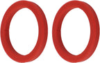 2PCS Silicone Group Gasket for E61, 8mm Brew Head Group Gasket Replacement Espresso Machine for Gaggia (Red)