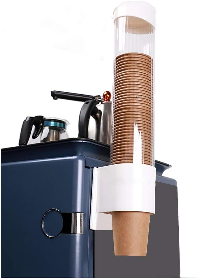 Large Disposable Cup Holder Wall Mounted,Cup Dispenser, Paper or Plastic Cup Organizer, Including Magnet for fix (L is Suitable for 8-14 Ounce Cups)