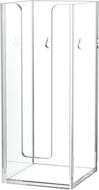 Richboom Acrylic Coffee Cup and Lid Storage Organizer Holder, 1 Compartment, Clear