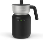 CROWNFUL Milk Frother, Electric 5-in-1 Milk Frother and Steamer with Temperature Control, Dishwasher Safe, Auto Shut-Off Frother