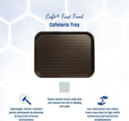 Carlisle FoodService Products Cafe Plastic Fast Food Tray, 14" x 18", Chocolate