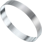 HARFINGTON Round Cake Ring 4.72 x 1 Inch Seamless Stainless Steel Pastry Mousse Dessert Ring Mirror Coating for Baking Cooking English Muffins Crumpet Making Tool