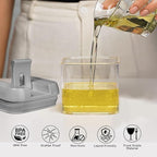 Shazo 9 PC Airtight Food Storage Containers - BPA Free Clear Plastic Snack & Spice Containers with Easy Lock Lids - Kitchen and Pantry Organization for Herbs, Coffee, Tea - 0.5L / 2.1 Cups