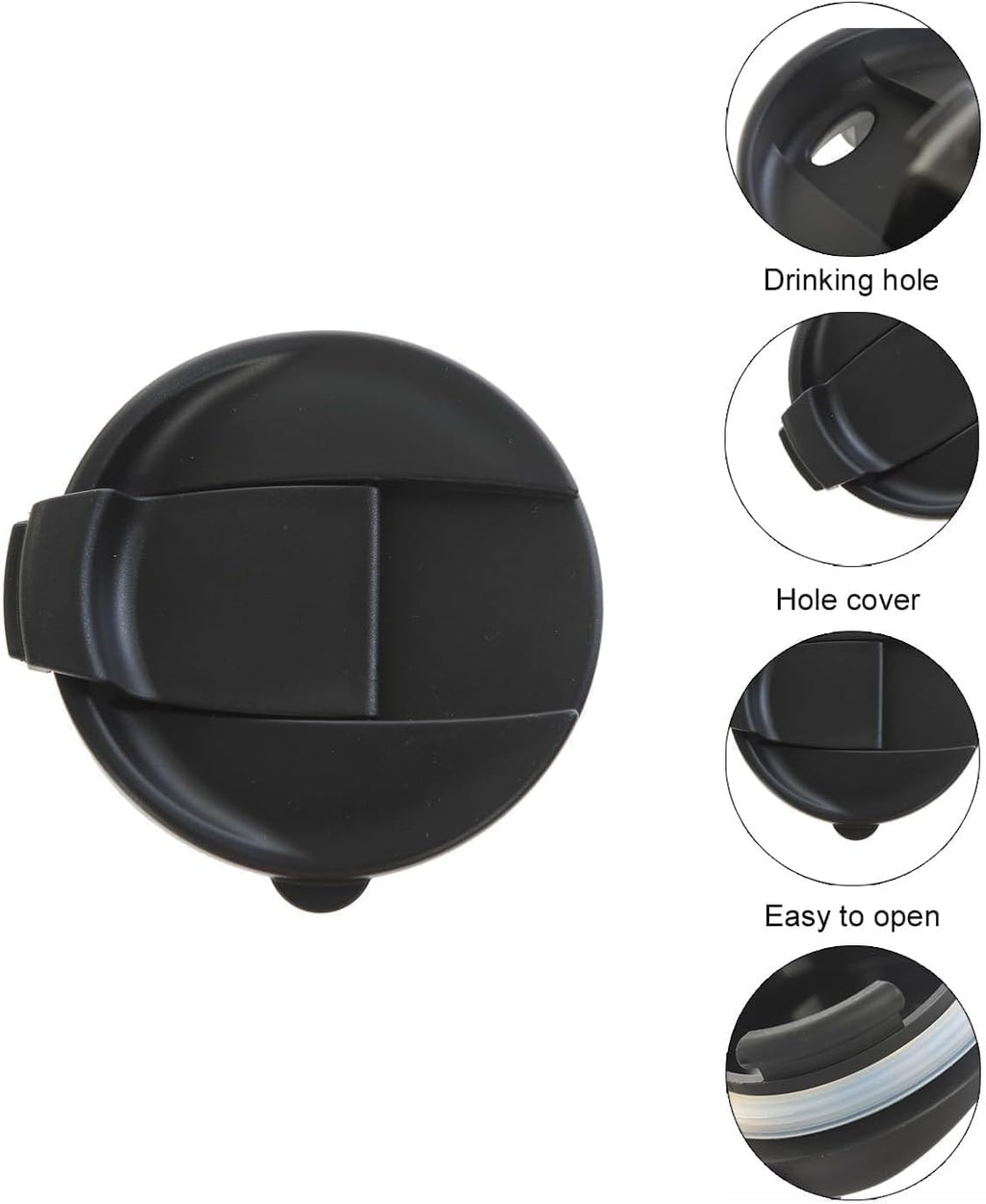 Topadorn Ceramic Travel Mug 17 oz. Coffee Latte Cup with Sealed Lid and Gift Box, Perfect for Coffee and Tea, 2 pack