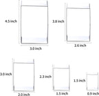 5Pcs Rectangle Cookie Cutter Set, Stainless Steel Biscuit Baking Molds Fondant Cake Cookie Cutter Rectangle Shaped Cutter