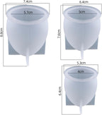 3 Pack Egg & Animal Shaped Resin & Silicone Molds - 3D Candle & Soap Mold Set for Table Decoration