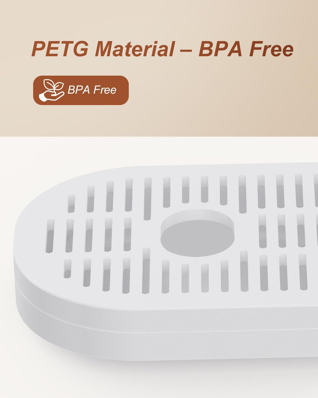 Drip Tray Lower & Extension for Philips Baristina Espresso Coffee Machine, Lower & Wider Base for Oversized Cups, PETG Material, Easy Clean