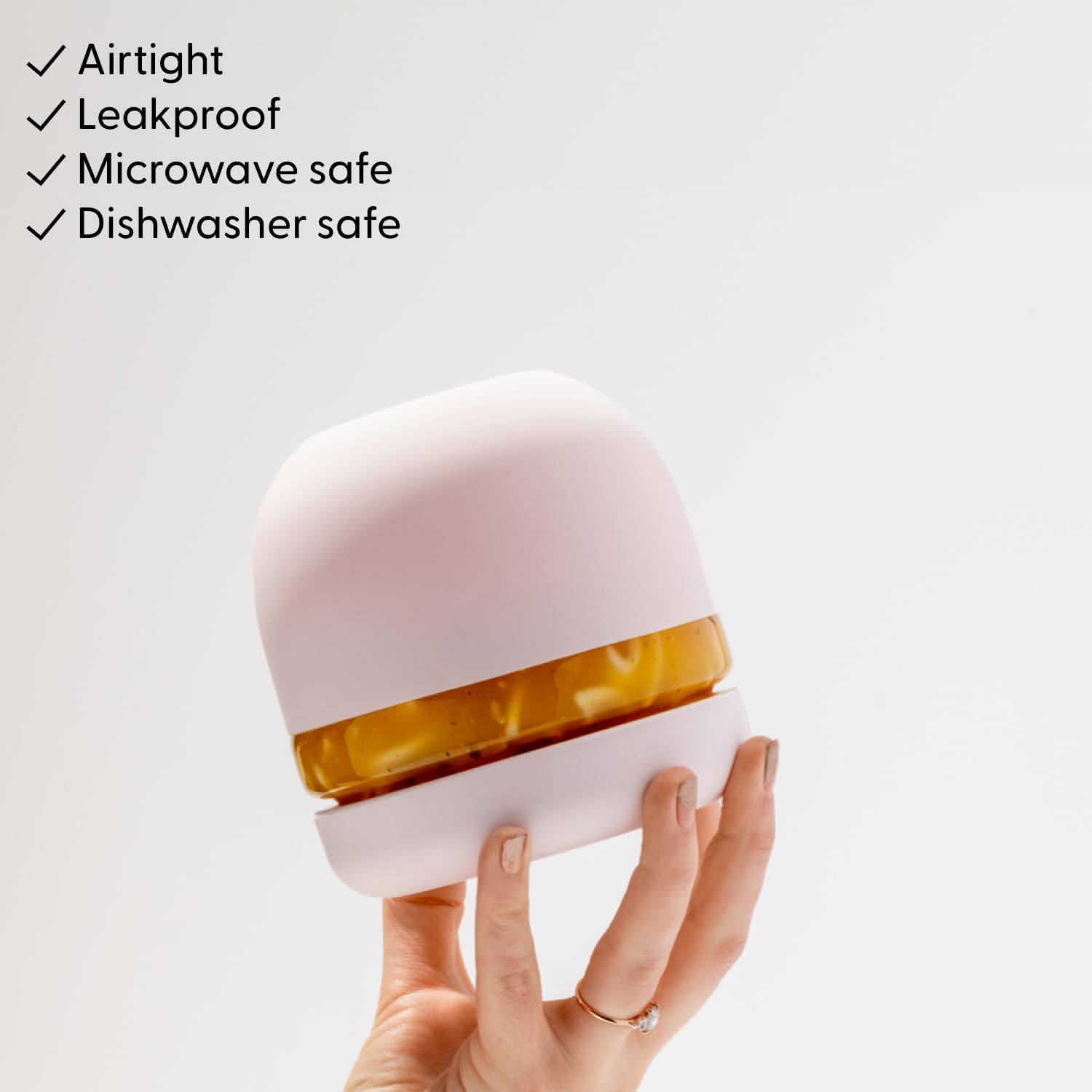 W&P Porter Seal Tight Glass Lunch Bowl Container w/ Lid | Mint 16 Ounces | Leak & Spill Proof, Soup & Stew Food Storage, Meal Prep, Airtight, Microwave and Dishwasher Safe, BPA-Free Glass